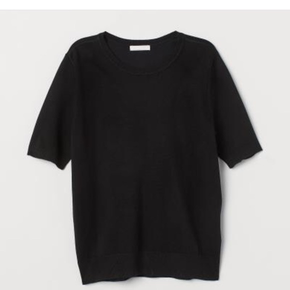 Fine Knit Black Sweater - Picture 2 of 4